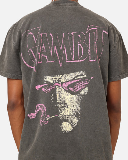 Marvel X-Men Gambit Heavyweight T-Shirt Black Wash