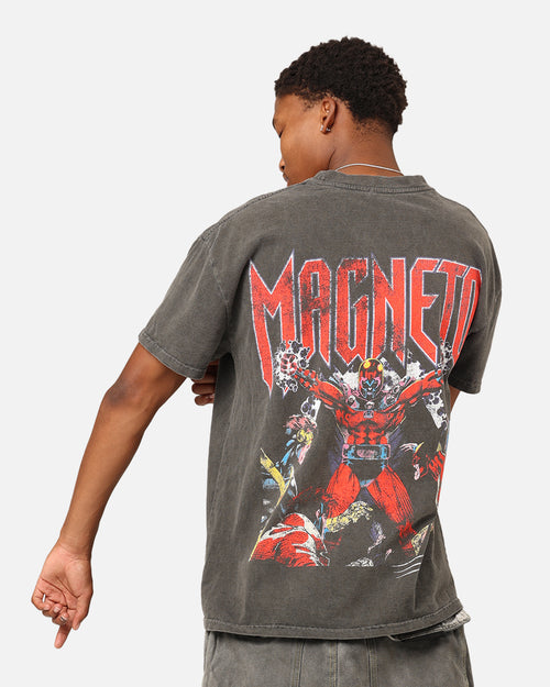 Marvel X-Men Magneto Heavyweight T-Shirt Black Wash