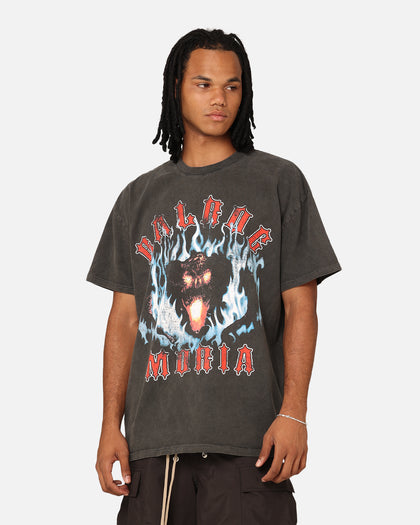 American Thrift X Lord Of The Rings The Balrog Heavyweight T-Shirt Black Wash