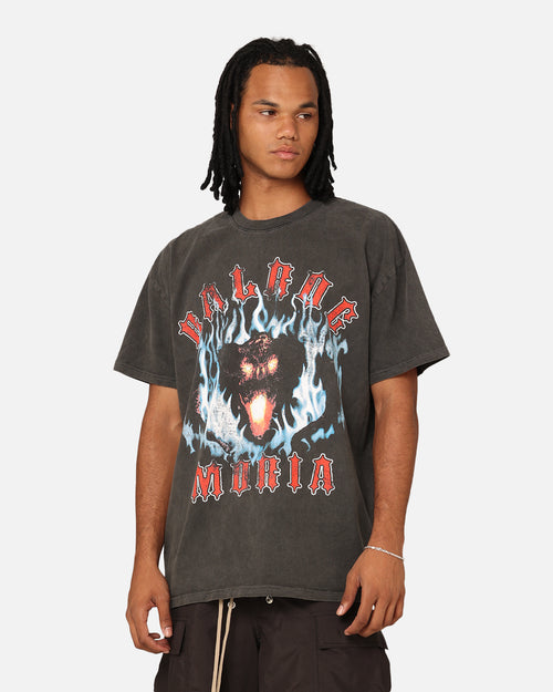 American Thrift X Lord Of The Rings The Balrog Heavyweight T-Shirt Black Wash